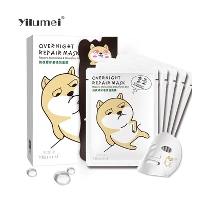 Overnight Repair Animal whitening face mask sheet Expression facial mask Skin Care Face 
