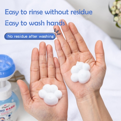 160ml Liquid Soap Cat‘s Claw Shape Vagoo Foam Hand Wash For Kids Baby