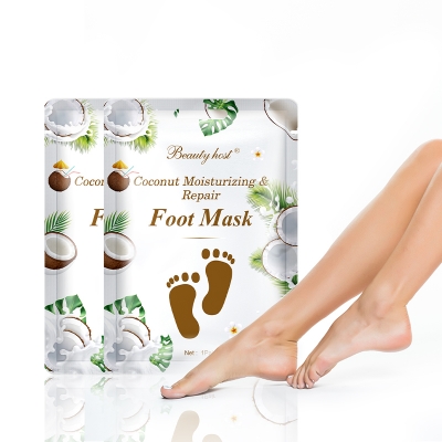 Coconut Oil Nourishing Moisturizing Sheet Feet Mask Soft Touch Baby Skin Care Foot Spa Products Peels Salon Foot Peeling Foot Ma