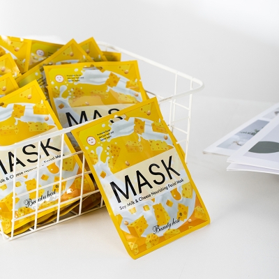 Wholesale Beauty Skin Care Face Masks Whitening Moisturizing Milk Cheese Nourishing Facial Mask