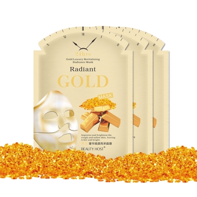  Gold Anti-wrinkle Face Mask/Tencel Gold Sheet Mask 